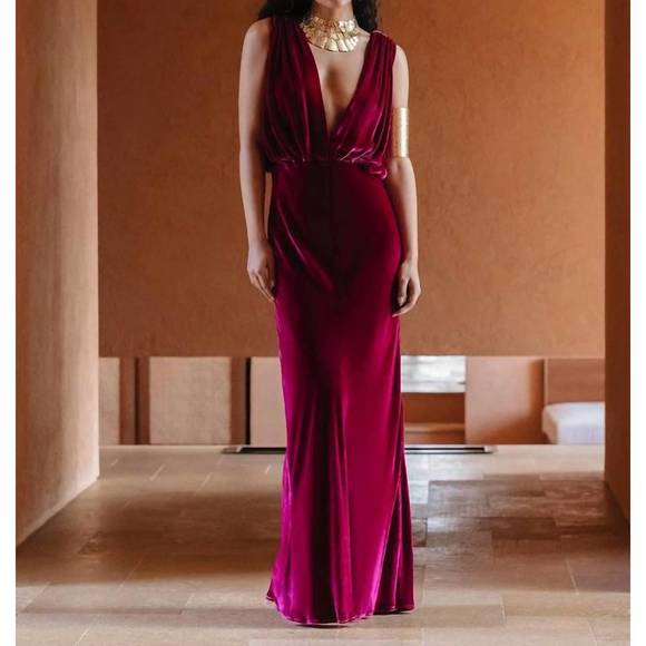 NEW MES DEMOISELLES travis dress in fuchsia